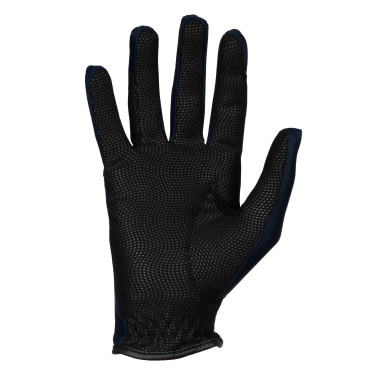 Gants en tissu technique Equestro X FISE Marine blazer Bleu marine