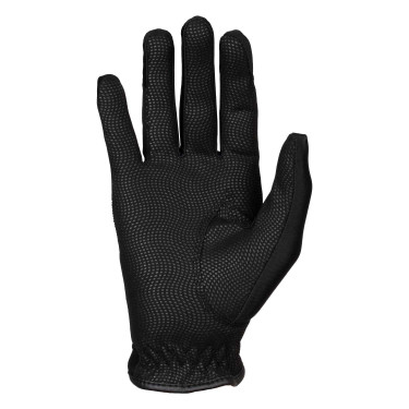 Gants en tissu technique Equestro X FISE Noir Gants en tissu technique Equestro X FISE Noir