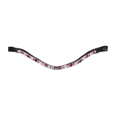 Frontal Supreme Shade avec strass Noir / violet