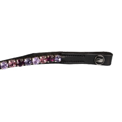 Frontal Supreme Shade avec strass Noir / violet