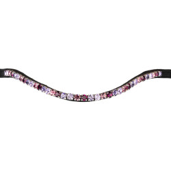 Frontal Supreme Shade avec strass Noir / violet