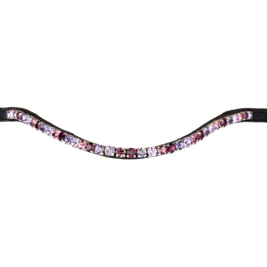 Frontal Supreme Shade avec strass Noir / violet