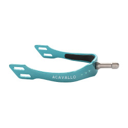 Eperons Acavallo Arena Aluplus 2.0 avec strass Bleu ciel