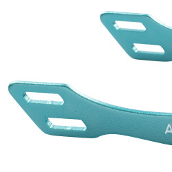 Eperons Acavallo Arena Aluplus 2.0 avec strass Bleu ciel