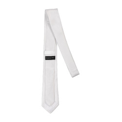 Cravate de concours Equestro x FISE logo brodé Blanc