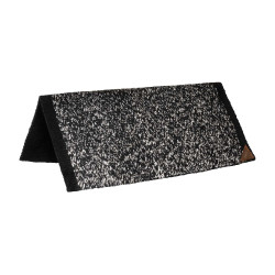 Tapis de western Mayatex Pool’s laine Lurex 34×36 Noir