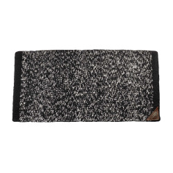 Tapis de western Mayatex Pool’s laine Lurex 34×36 Noir