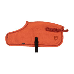 Couverture polaire Equestro pour cheval jouet Rouge brique