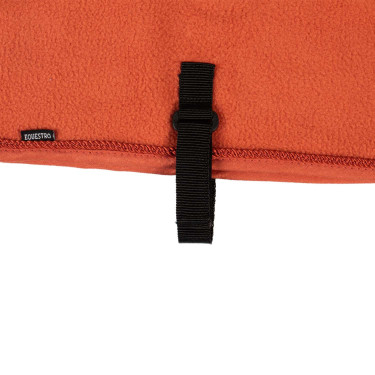 Couverture polaire Equestro pour cheval jouet Rouge brique