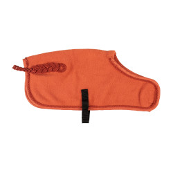 Couverture polaire Equestro pour cheval jouet Rouge brique