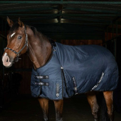 Couverture d’équitation extérieure 600D 250g Equestro Couverture d’équitation extérieure 600D 250g Equestro