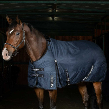Couverture d’équitation extérieure 600D 250g Equestro Couverture d’équitation extérieure 600D 250g Equestro
