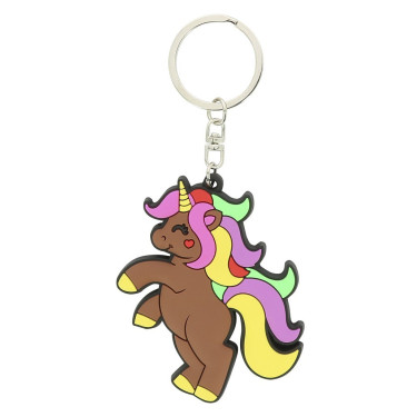 Porte-clés Equi-Kids Marron