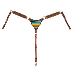 Collier de chasse western cuir – équitation Pool’s