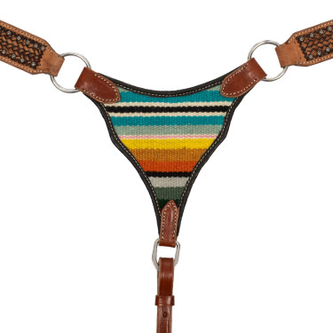 Collier de chasse western cuir – équitation Pool’s