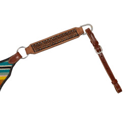 Collier de chasse western cuir – équitation Pool’s