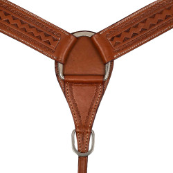 Collier de chasse western McBryan border stamp