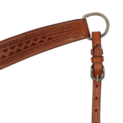 Collier de chasse western McBryan border stamp