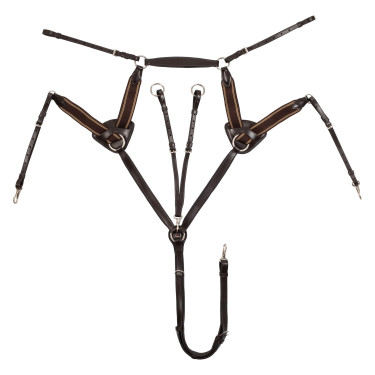 Collier de chasse Supreme 5 points Marron foncé