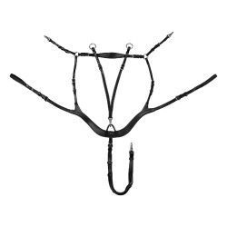 Collier de chasse anatomique d’équitation avec martingale