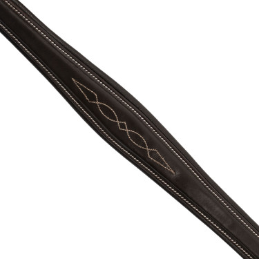 Collier de chasse équitation Equestro cuir avec martingale