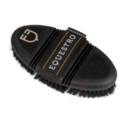 Brosse d’équitation flexible poils courts Equestro