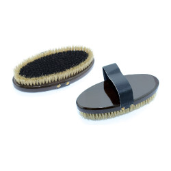 Brosse douce Umbria Equitazione poils biclevel Noir