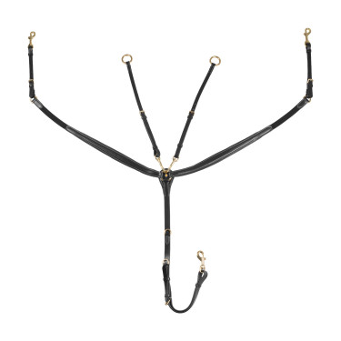 Collier de chasse d’équitation Equestro avec martingale Collier de chasse d’équitation Equestro avec martingale
