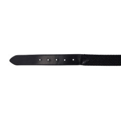 Ceinture d’équitation cuir élastique boucle rose gold