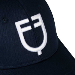 Casquette unisexe Equestro x FISE Marine blazer Bleu marine