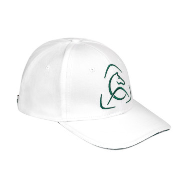 Casquette de baseball Acavallo unisexe Blanc Casquette de baseball Acavallo unisexe Blanc
