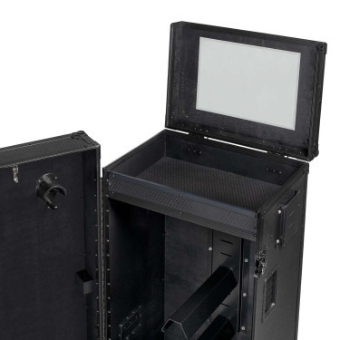 Casier de sellerie Equestro noir – matériel d’équitation 65×62×138 Casier de sellerie Equestro noir – matériel d’équitation 65×62×138
