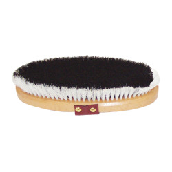 Brosse douce équitation Umbria, dos bois – taille moyenne