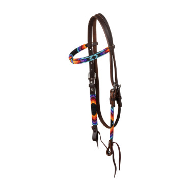 Bridon western Pool’s Serape perlée huilée