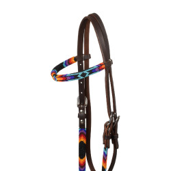 Bridon western Pool’s Serape perlée huilée