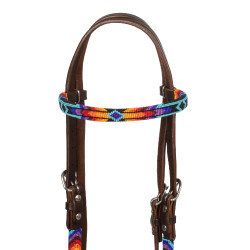 Bridon western Pool’s Serape perlée huilée