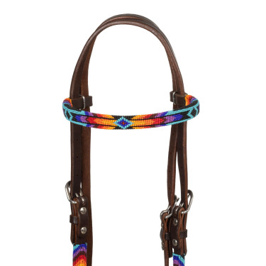 Bridon western Pool’s Serape perlée huilée