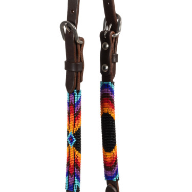 Bridon western Pool’s Serape one-ear perlée huilée