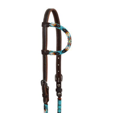 Bridon western Pool’s Navajo Sky one-ear perlée huilée