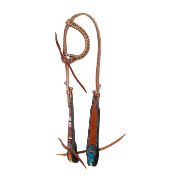 Bridon western cuir one ear – équitation | Eqi-clic