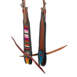 Bridon western cuir one ear – équitation | Eqi-clic