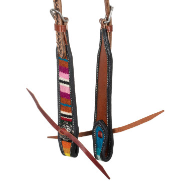 Bridon western cuir one ear – équitation | Eqi-clic