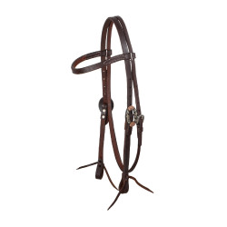 Bridon western cuir Lakota | Équitation, boucles silver Bridon western cuir Lakota | Équitation, boucles silver