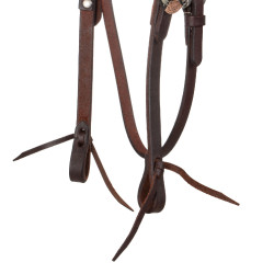 Bridon western cuir Lakota | Équitation, boucles silver Bridon western cuir Lakota | Équitation, boucles silver