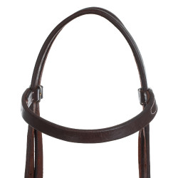 Bridon western cuir Lakota | Équitation, boucles silver Bridon western cuir Lakota | Équitation, boucles silver