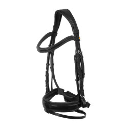 Bridon d’équitation Equestro têtière anatomique cuir