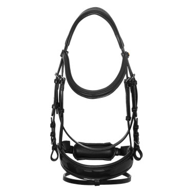 Bridon d’équitation Equestro têtière anatomique cuir