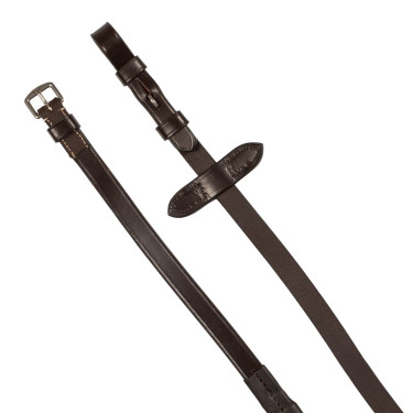 Bridon mexicain Supreme avec muserolle anatomique Marron foncé