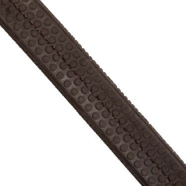 Bridon mexicain Supreme avec muserolle anatomique Marron foncé
