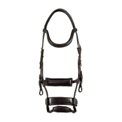 Bridon Comfitec Equestro anatomique en cuir Marron foncé